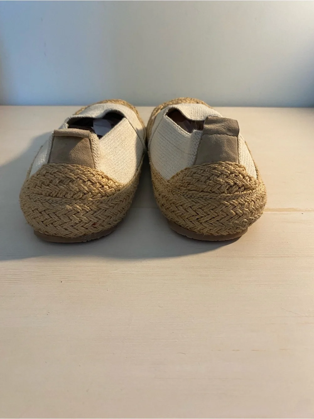 *Made in Italy* Italigente Men's Casual Canvas Slip-On Espadrilles in Natural